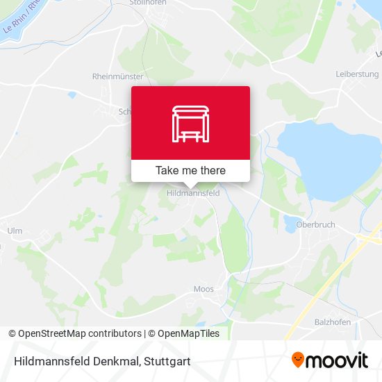 Hildmannsfeld Denkmal map