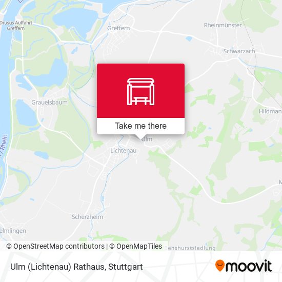 Ulm (Lichtenau) Rathaus map
