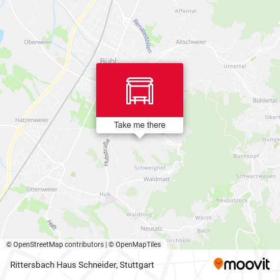 Rittersbach Haus Schneider map