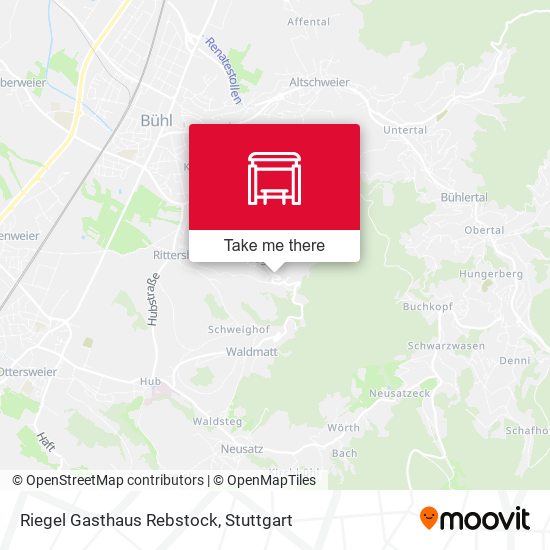 Карта Riegel Gasthaus Rebstock