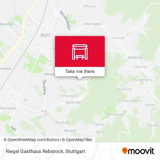 Карта Riegel Gasthaus Rebstock