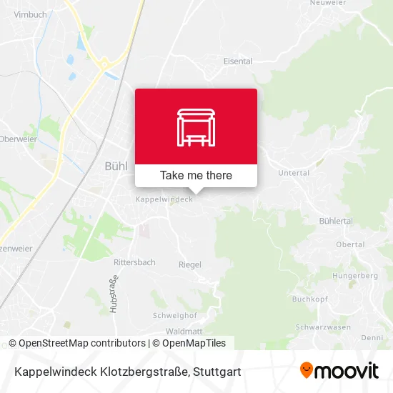 Карта Kappelwindeck Klotzbergstraße