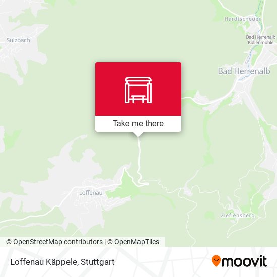 Loffenau Käppele map