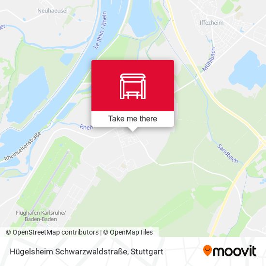 Hügelsheim Schwarzwaldstraße map