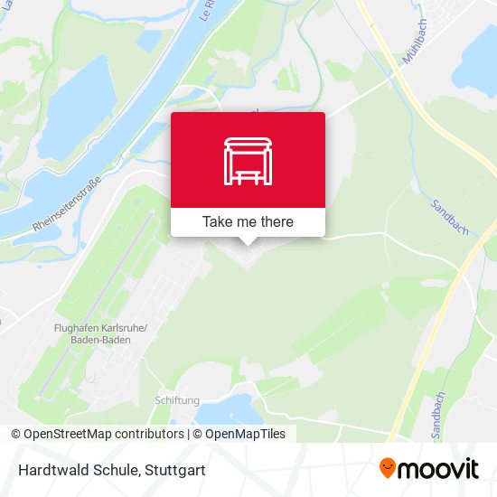 Hardtwald Schule map