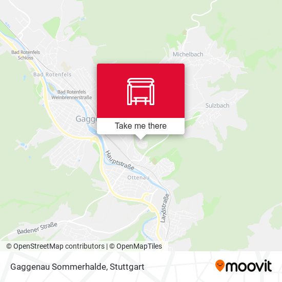 Gaggenau Sommerhalde map