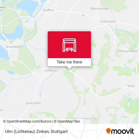 Ulm (Lichtenau) Zinken map