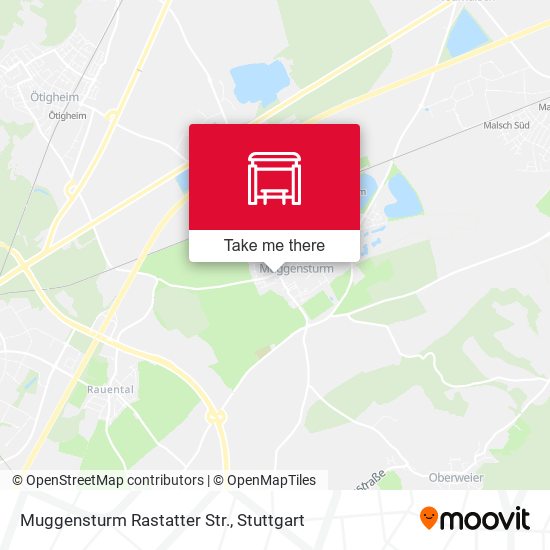 Карта Muggensturm Rastatter Str.