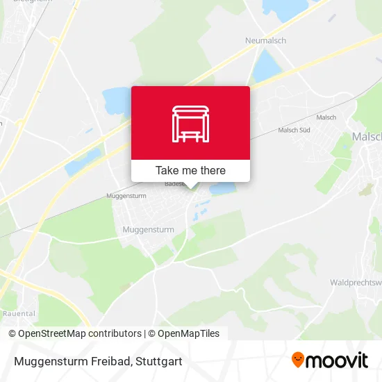 Карта Muggensturm Freibad