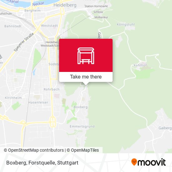 Карта Boxberg, Forstquelle