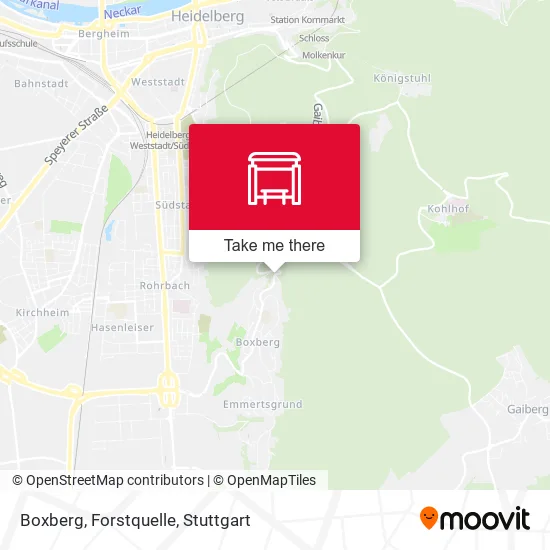 Карта Boxberg, Forstquelle