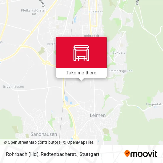 Rohrbach (Hd), Redtenbacherst. map