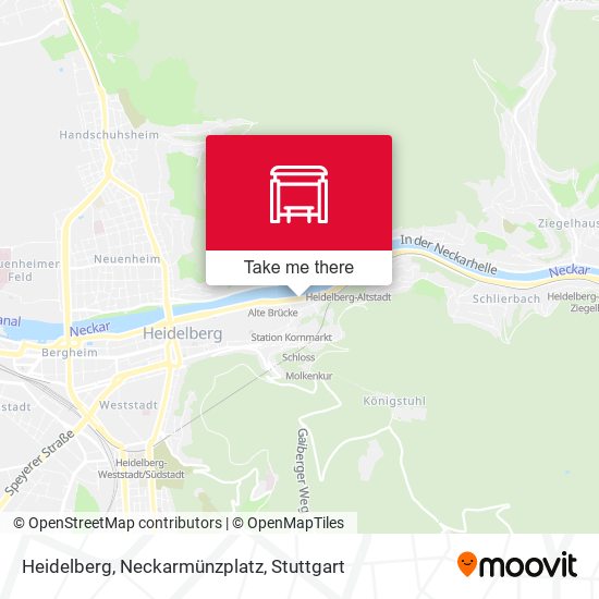 Heidelberg, Neckarmünzplatz map