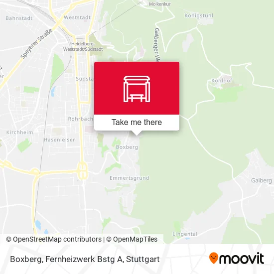 Карта Boxberg, Fernheizwerk Bstg A