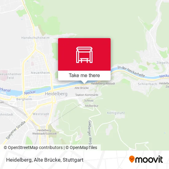 Карта Heidelberg, Alte Brücke