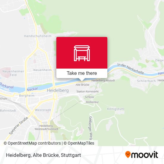 Heidelberg, Alte Brücke map