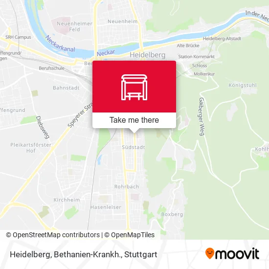 Карта Heidelberg, Bethanien-Krankh.