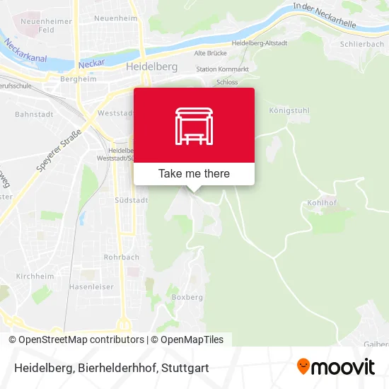 Карта Heidelberg, Bierhelderhhof