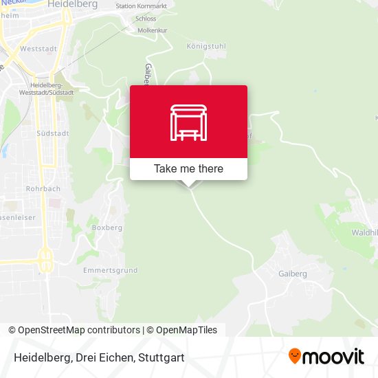Карта Heidelberg, Drei Eichen