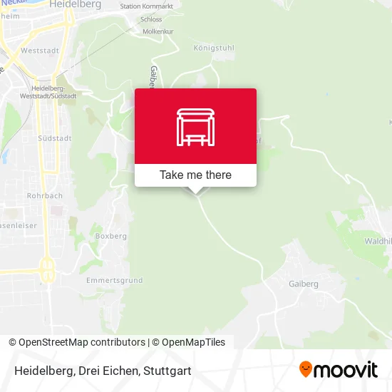 Карта Heidelberg, Drei Eichen