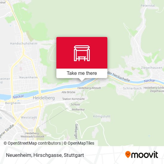 Neuenheim, Hirschgasse map