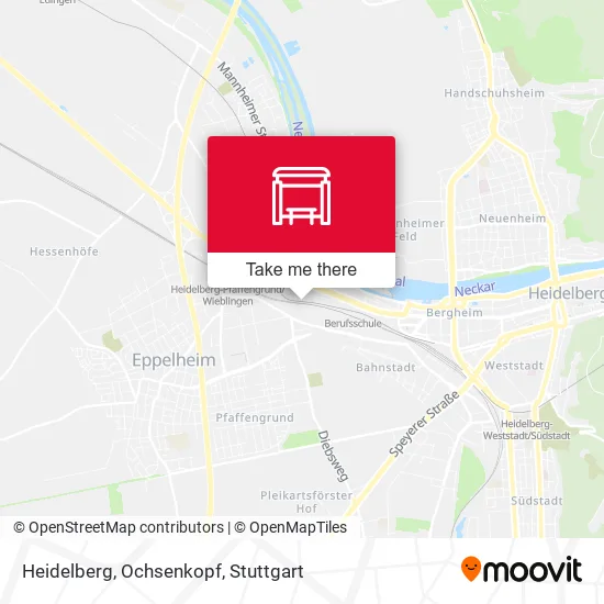 Карта Heidelberg, Ochsenkopf