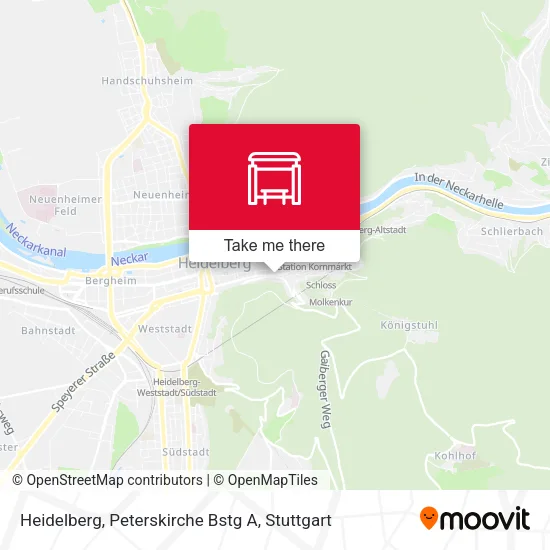 Карта Heidelberg, Peterskirche Bstg A