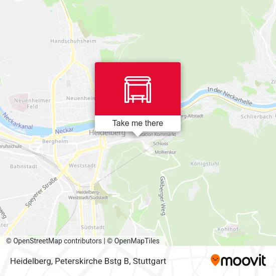 Карта Heidelberg, Peterskirche Bstg B