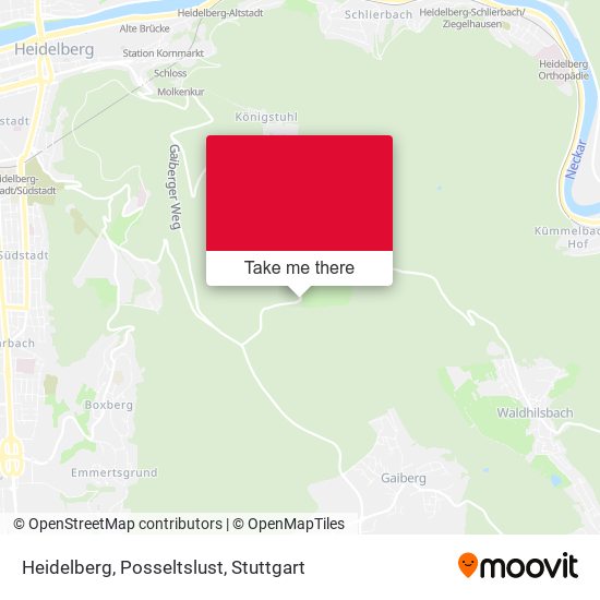 Heidelberg, Posseltslust map