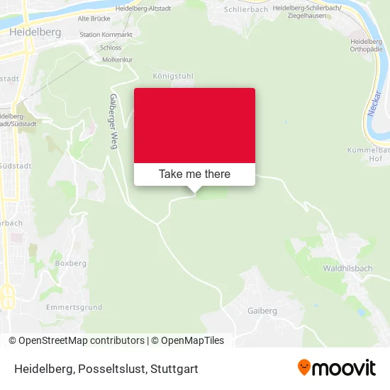 Карта Heidelberg, Posseltslust