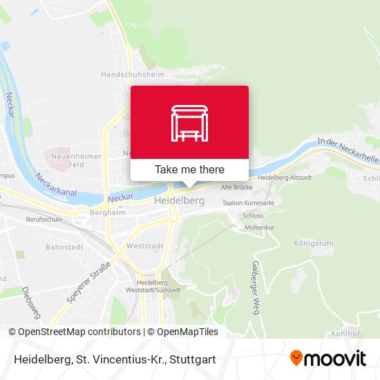 Heidelberg, St. Vincentius-Kr. map