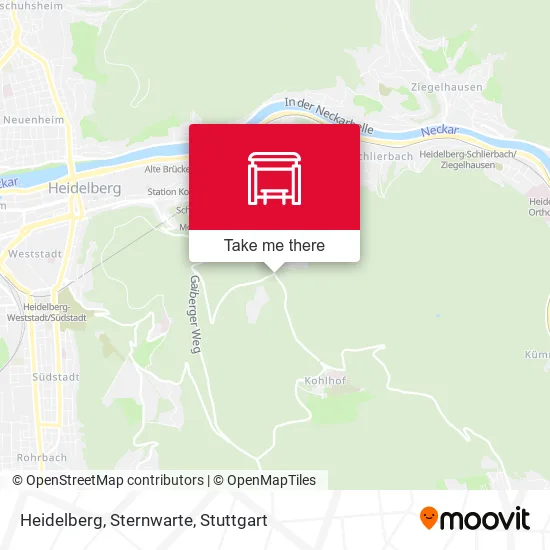 Карта Heidelberg, Sternwarte