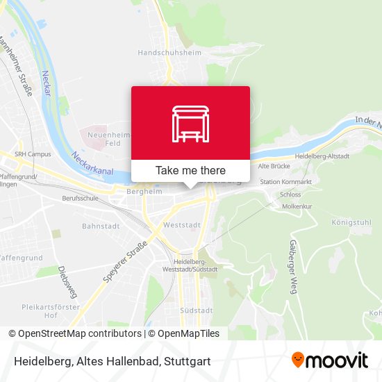 Карта Heidelberg, Altes Hallenbad