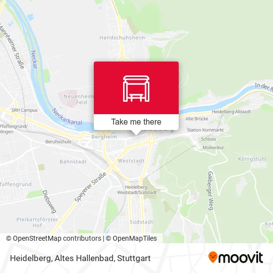 Карта Heidelberg, Altes Hallenbad