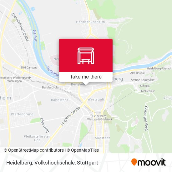 Heidelberg, Volkshochschule map