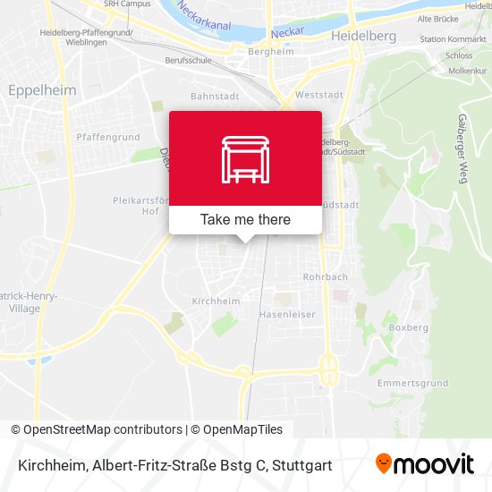 Карта Kirchheim, Albert-Fritz-Straße Bstg C