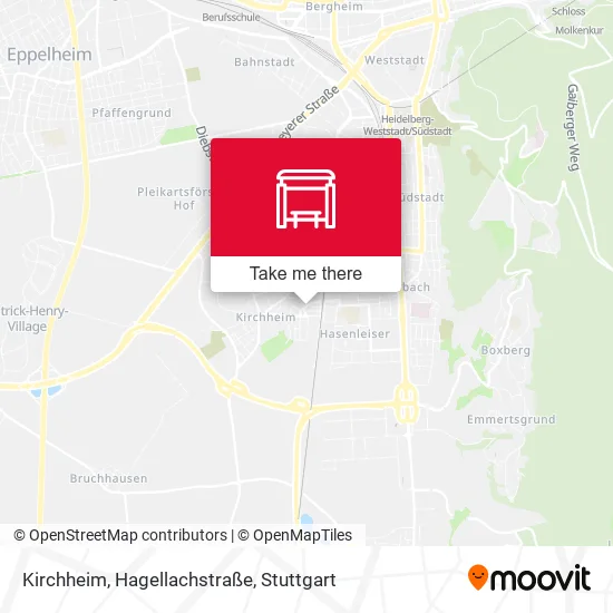 Карта Kirchheim, Hagellachstraße