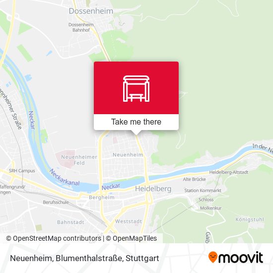 Neuenheim, Blumenthalstraße map