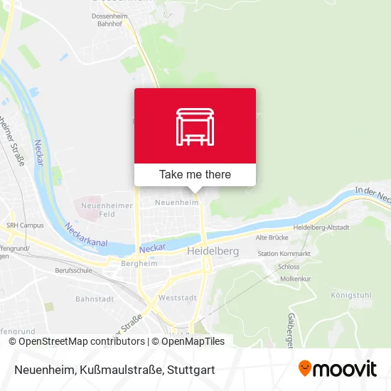 Карта Neuenheim, Kußmaulstraße