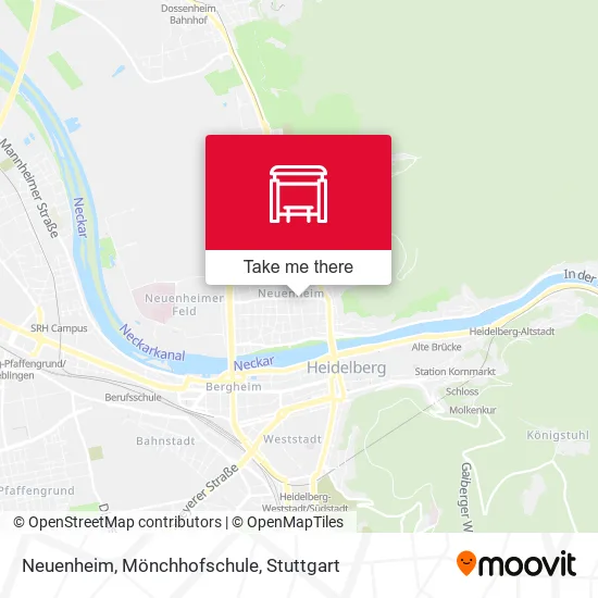 Карта Neuenheim, Mönchhofschule