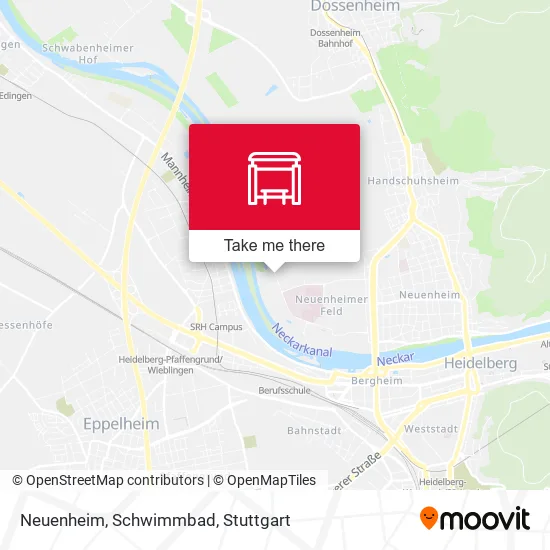 Карта Neuenheim, Schwimmbad