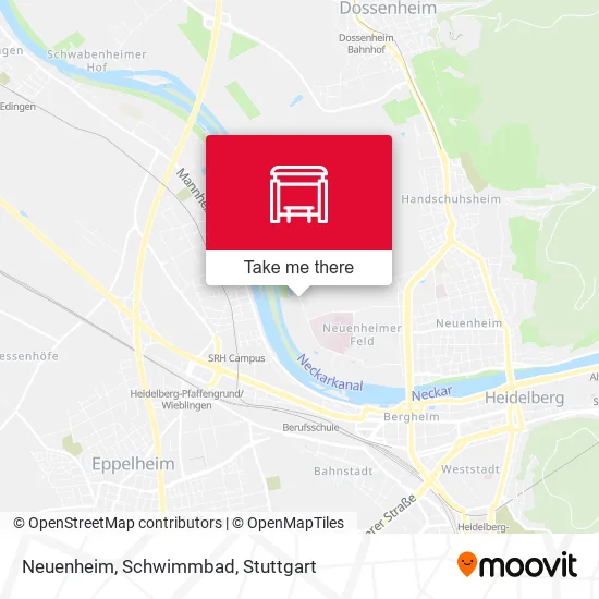 Карта Neuenheim, Schwimmbad