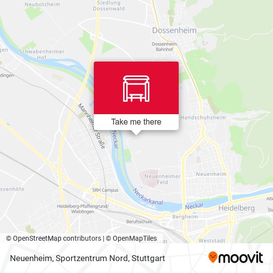 Neuenheim, Sportzentrum Nord map