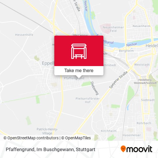 Карта Pfaffengrund, Im Buschgewann