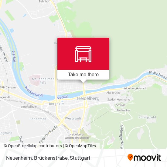 Neuenheim, Brückenstraße map