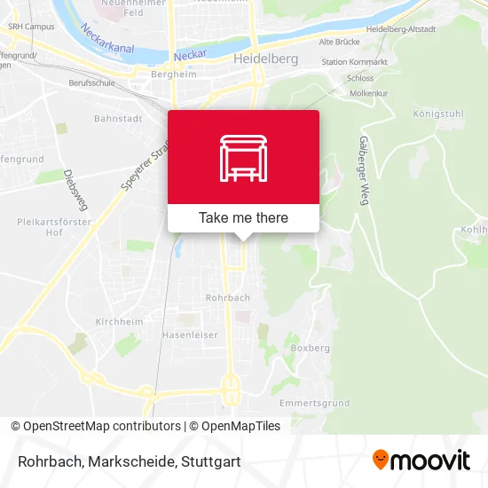 Карта Rohrbach, Markscheide
