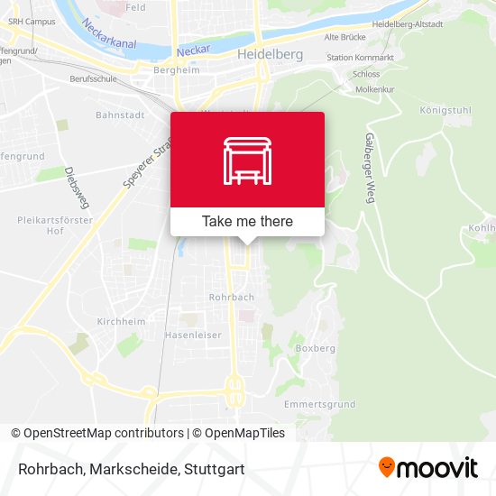 Карта Rohrbach, Markscheide