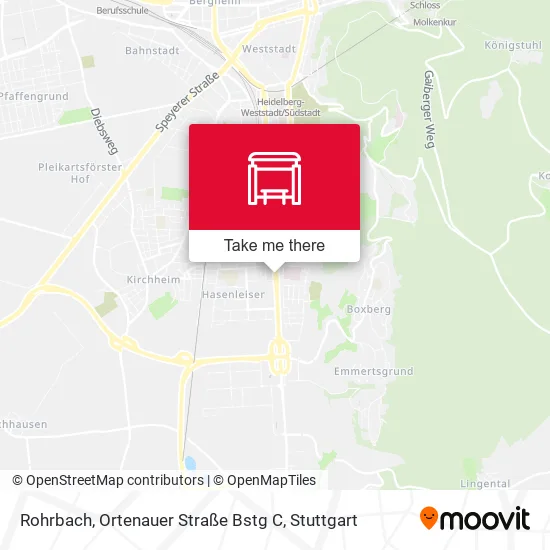 Карта Rohrbach, Ortenauer Straße Bstg C