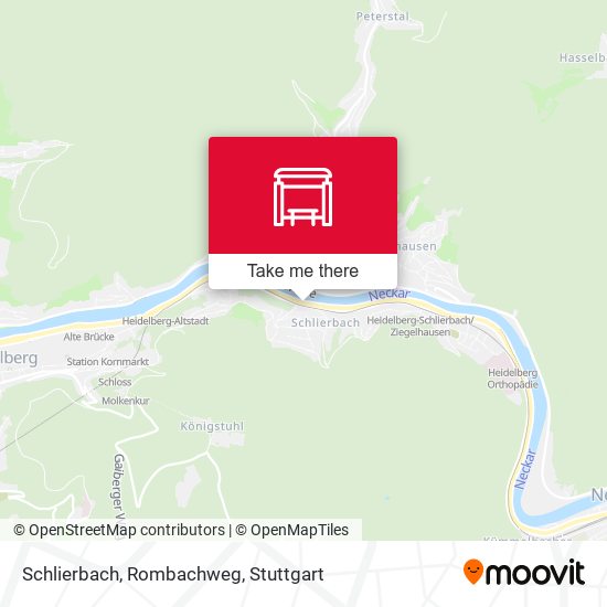 Schlierbach, Rombachweg map