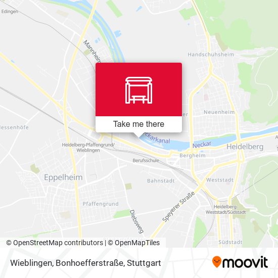 Wieblingen, Bonhoefferstraße map